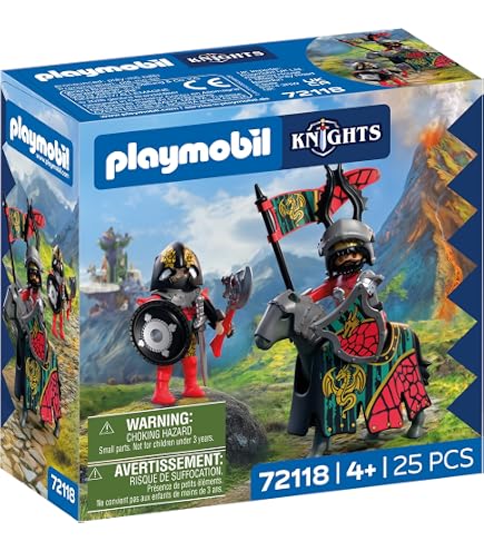 playmobil プレイモービル 騎士と馬 【未開封】 Amazon.co.jp: プレイモービル | 騎士 | ライオンの騎士の宝物と